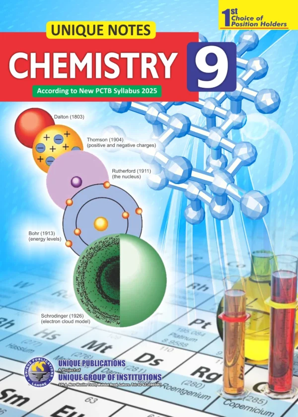 Unique Notes Chemistry 9th Class PTB 2025